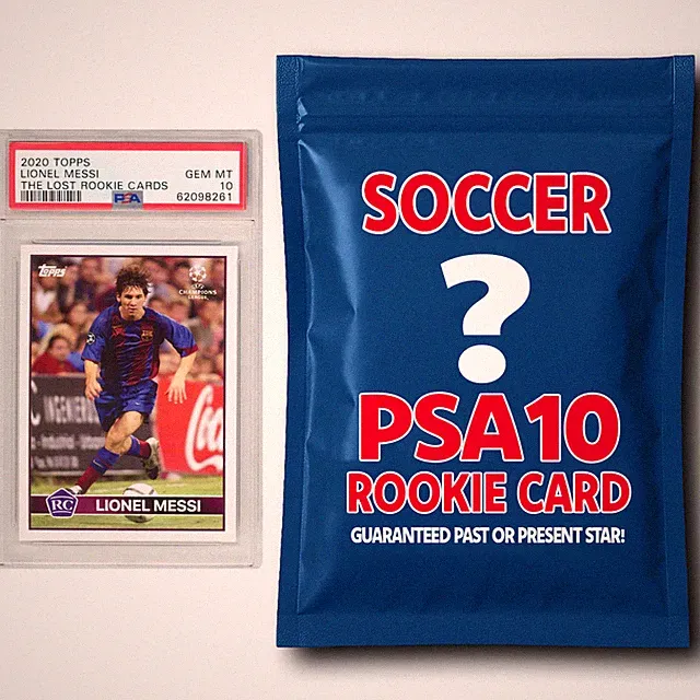 Soccer PSA 10 Graded Card Mystery Pack