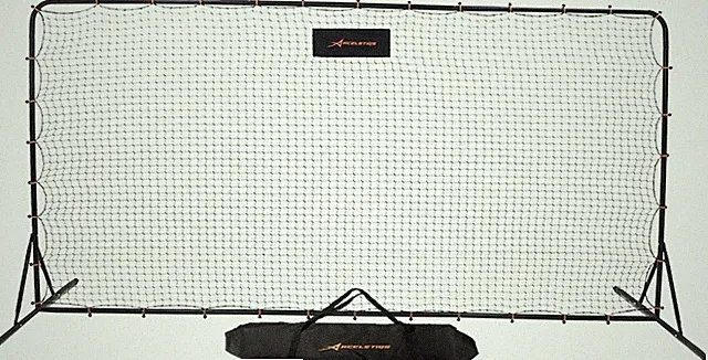 Soccer Rebounder Net 12X6 Feet Practice Soccer Training Equipment | Portable, Ea