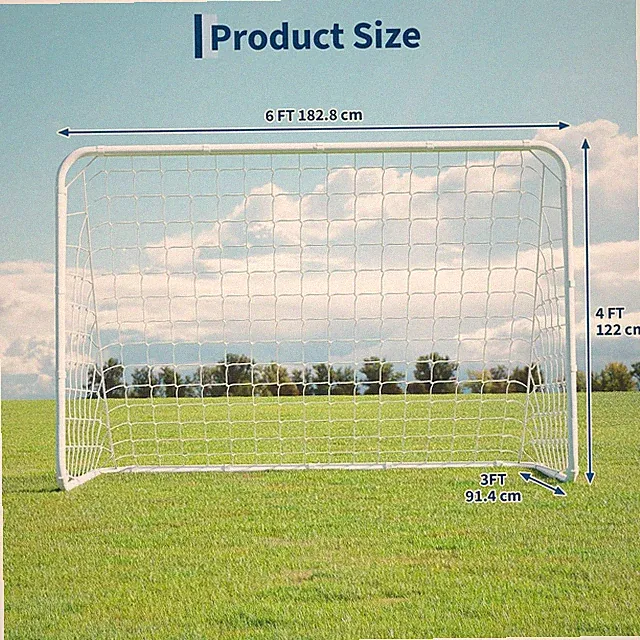 Soccer Rebounder Net Portable Soccer Training Equipment Football Trainer Steel