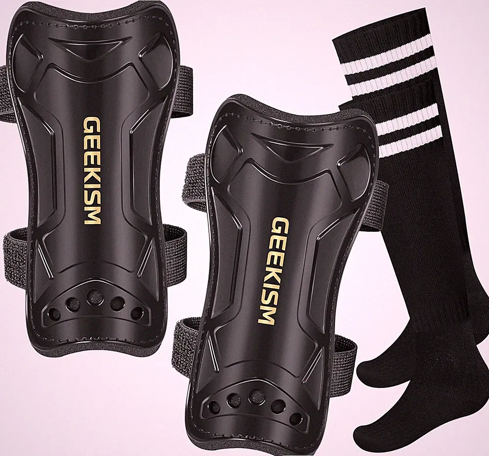 Soccer Shin Guards for Youth Kids Toddler, Protective Soccer Shin Pads & Sleeves