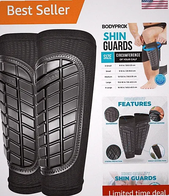 Soccer Shin Guards Sleeves for Men, Women and Youth