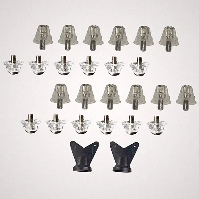 Soccer Shoe Replacement Cleat Set 12pcs with M5 Screws for Sizes 13 15 16 18mm