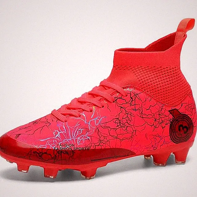 Soccer Shoes Boys Football Cleats Professional Athletic Outdoor Trainning Foo...