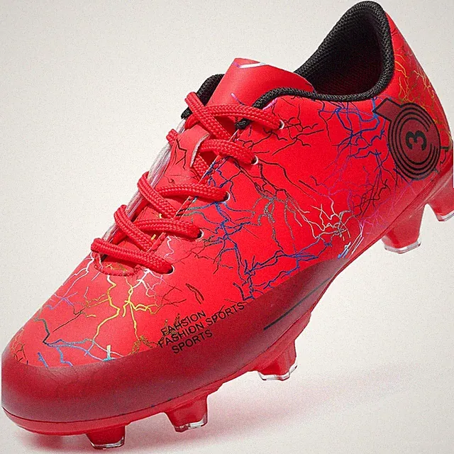 Soccer Shoes Boys Girls Soccer Cleats Outdoor Training Athletic Sneakers Prof...
