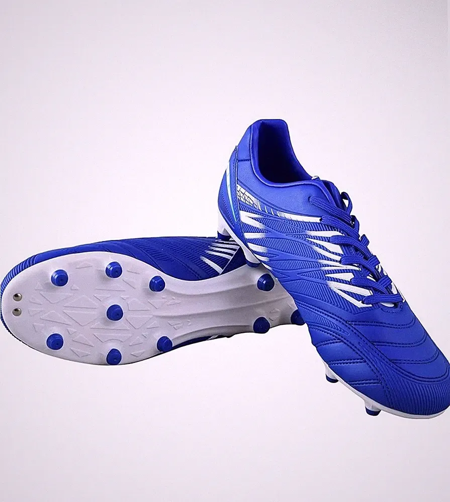 Soccer Shoes Cleats Vizari Men's Valencia FG Firm Ground Royal Blue / White 10.5