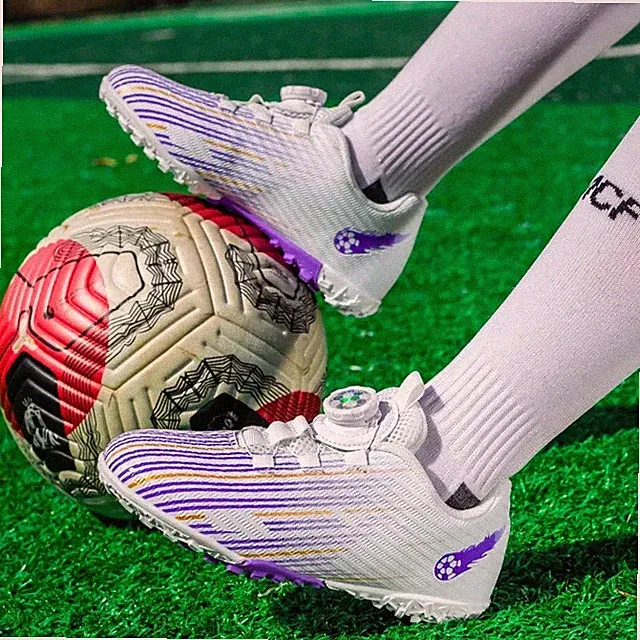Soccer Shoes TF/FG Football Boots Cleats Grass Training Sneakers Outdoor Sports