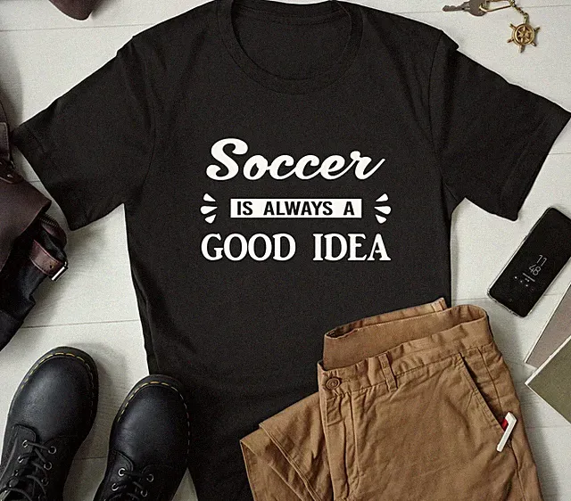 Soccer T-shirt Soccer Player Gifts Funny Soccer Sport Lover Tee Men & Women