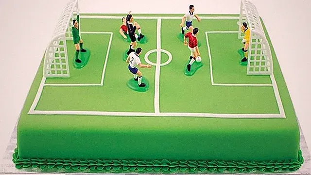 Soccer Toppers for Cake and Cupcakes, Set of 9