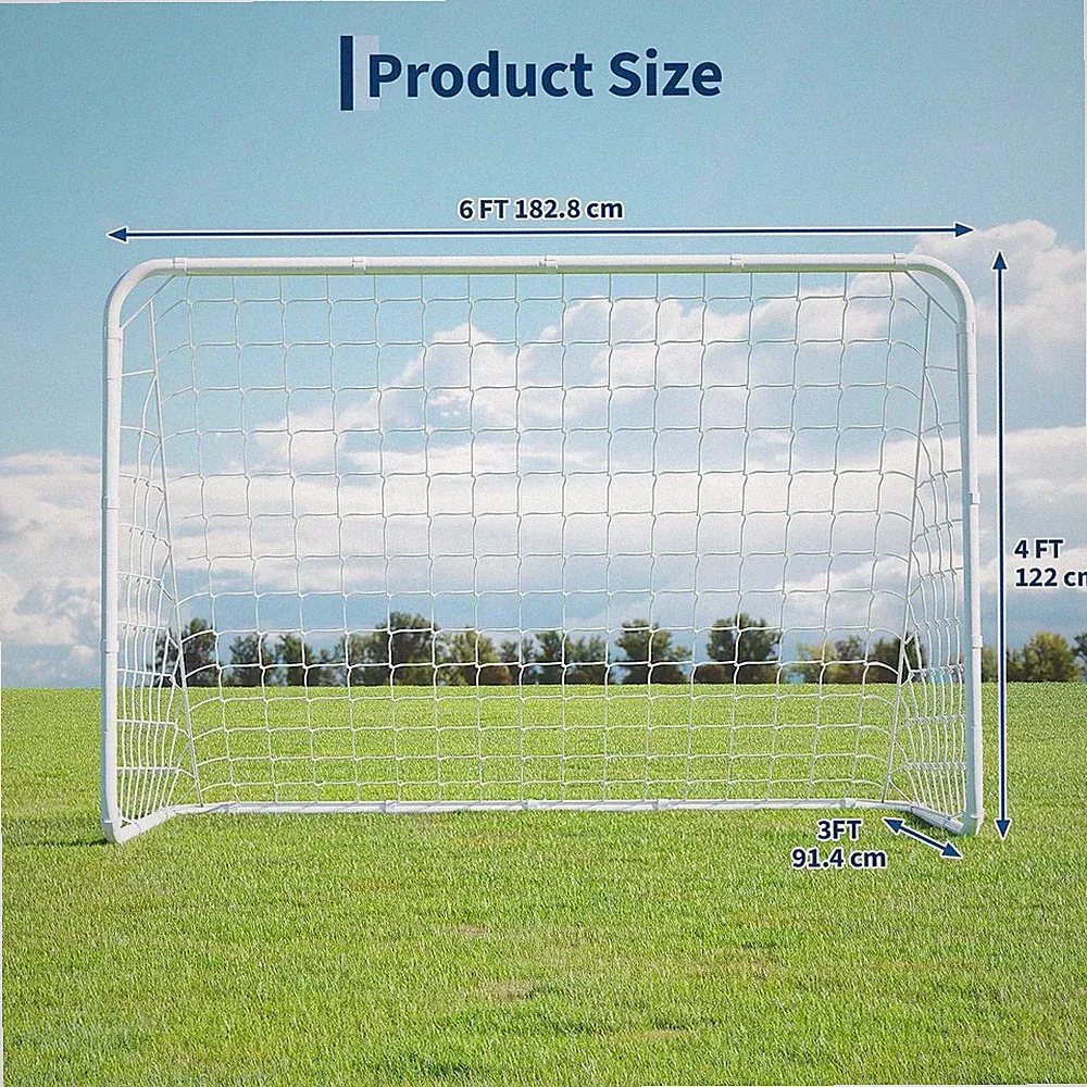 Soccer Trainer 3-in-1 Portable Soccer Rebounder Net & Goal for Football Training