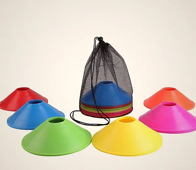 SOCCER TRAINING CONES, VARIETY COLORS