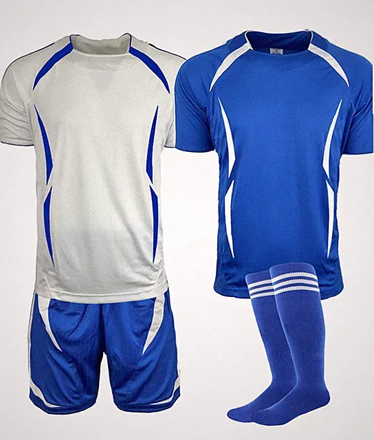 Soccer Uniforms For Teams, 4 PCS Set, Kids and Adult Sizes, Black, Red, Purple
