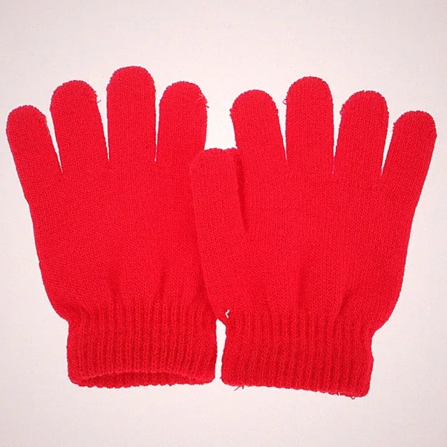 Soccer Winter Gloves Child Red for Cold Weather Children's Sports