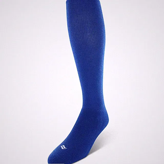 Sof Sole Youth, Royal, Football Performance Knee High 2Pk Socks. Size: Y10-4.5