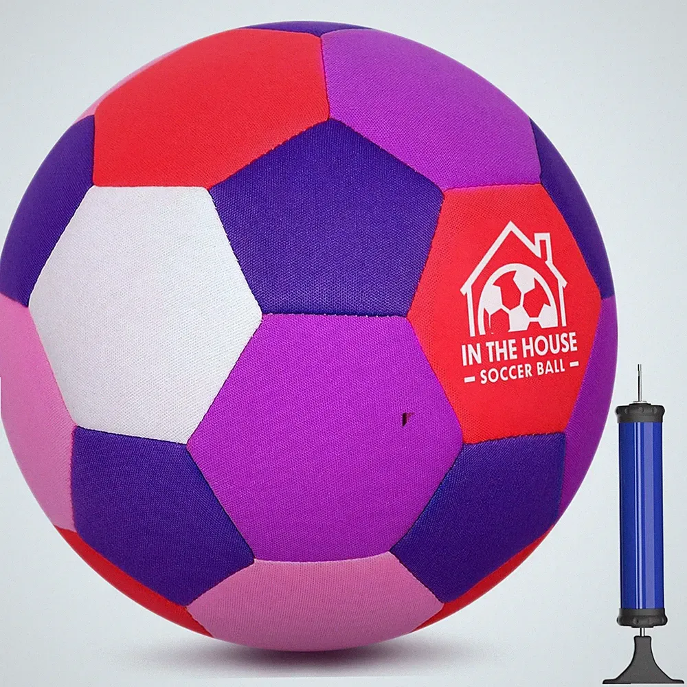 Soft Indoor Soccer Balls Size 4 - Soccer Ball for Inside House and Yard - Fun