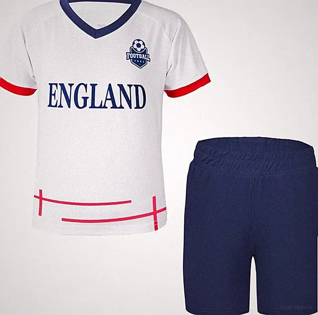 Soft Polyester Soccer Jersey Set for Kids 2T-14Y | Breathable & Fun Designs