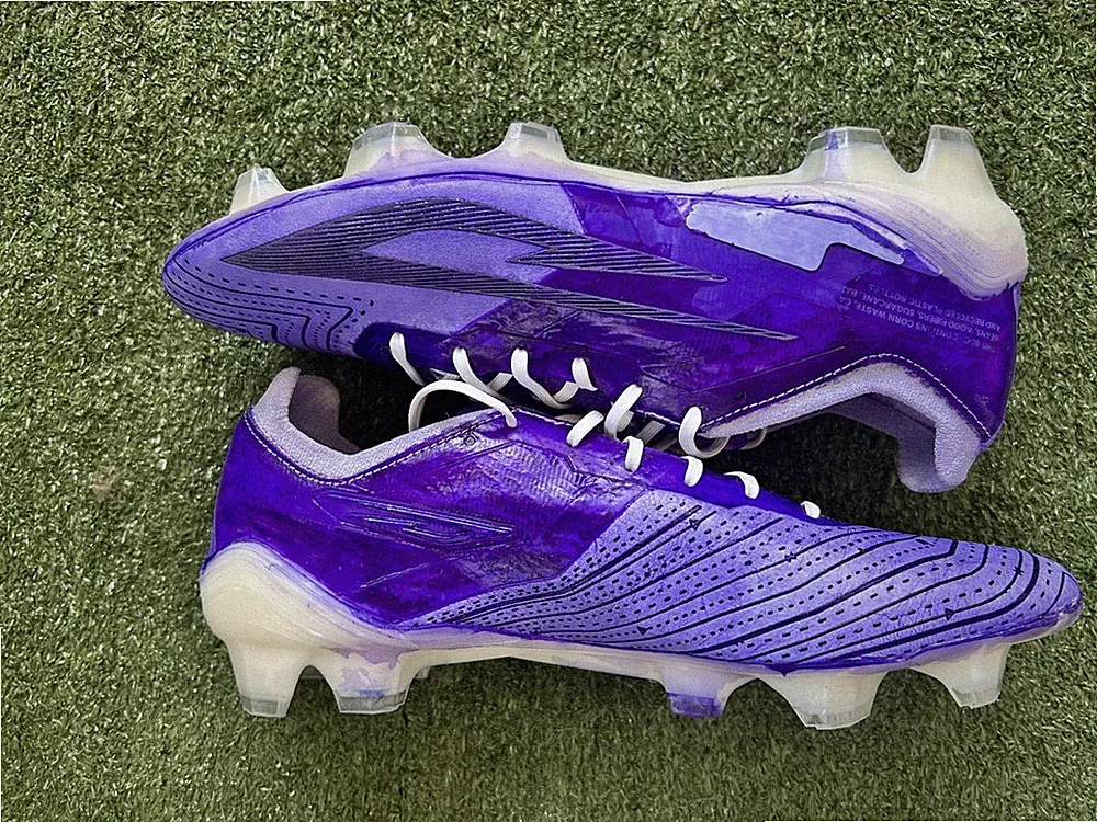 Sokito Scudetta Mens Soccer Cleats Size 8 Custom Dyed Purple No Box No Bag