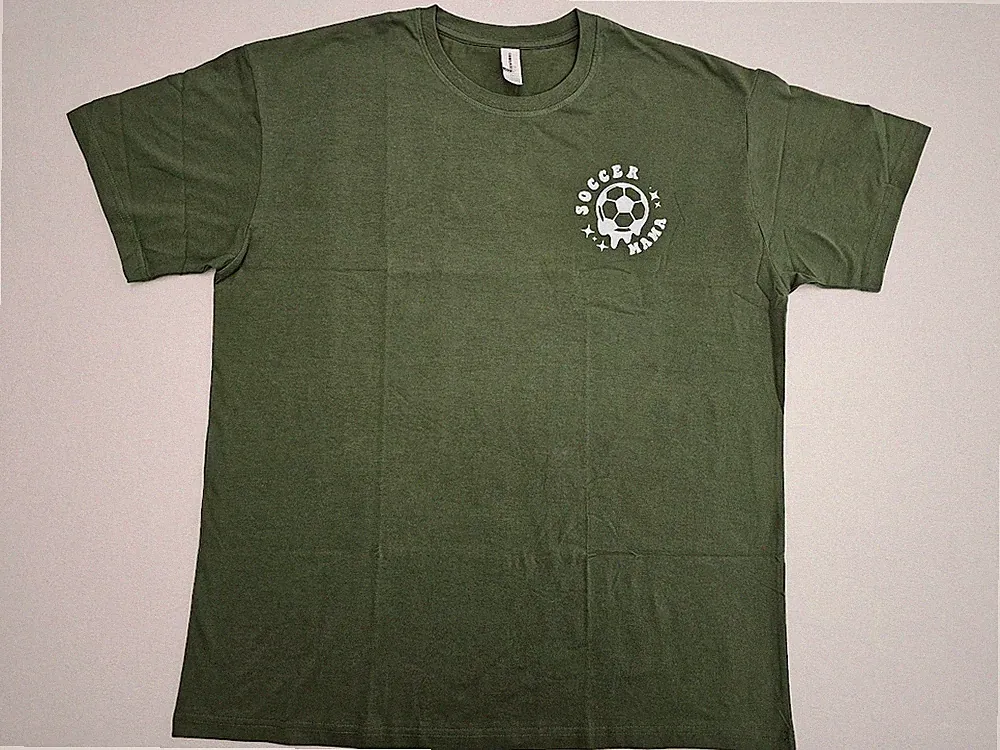 green soccer mom shirt