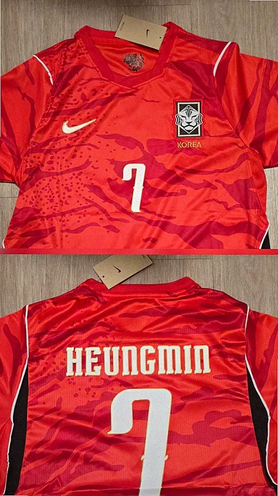 South Korea 2026 Red Soccer Jersey - Son #7 - S/M/L/XL