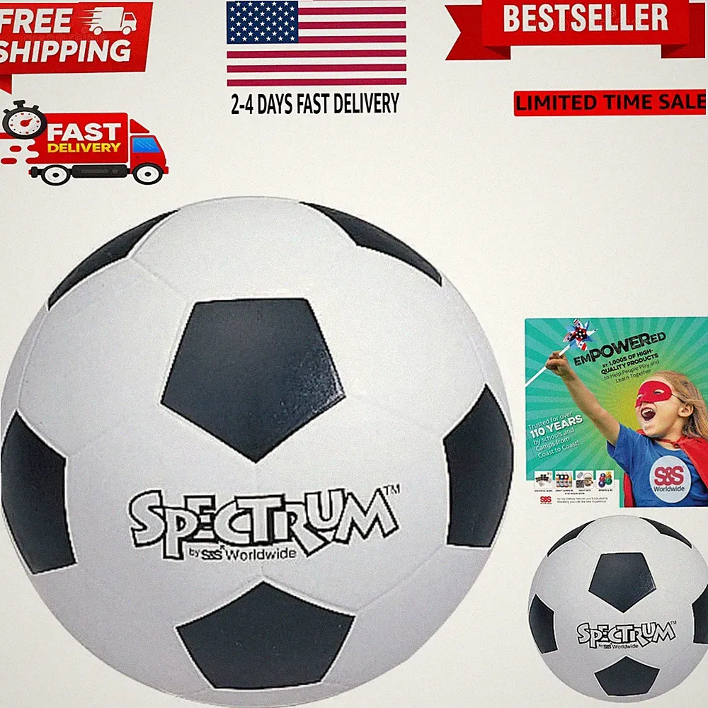 Spectrum Rubber Soccer Ball, Size 5, Size 5