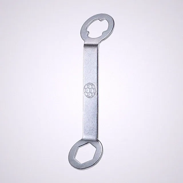 Spikes Wrench Dual Interface Aluminum Shoes Adjustment Tool for M5 Soccer Shoes
