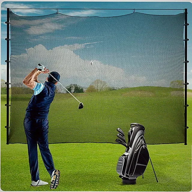 Sports Netting,Golf Practice Net Hitting Net with 33Feet Nylon Rope Also for...