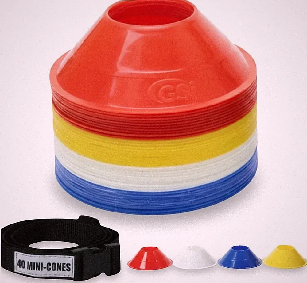 Sports Training Cones for Soccer, PE & Agility Drills