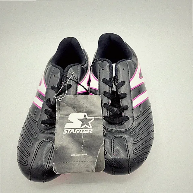 Starter Youth Girls Pink and Black Soccer Cleats - Size 4. New with tags