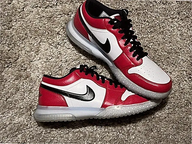 STERLING SHEPARD PE PROMO SAMPLE CHICAGO JORDAN 1 LOW TURF SHOES CLEATS