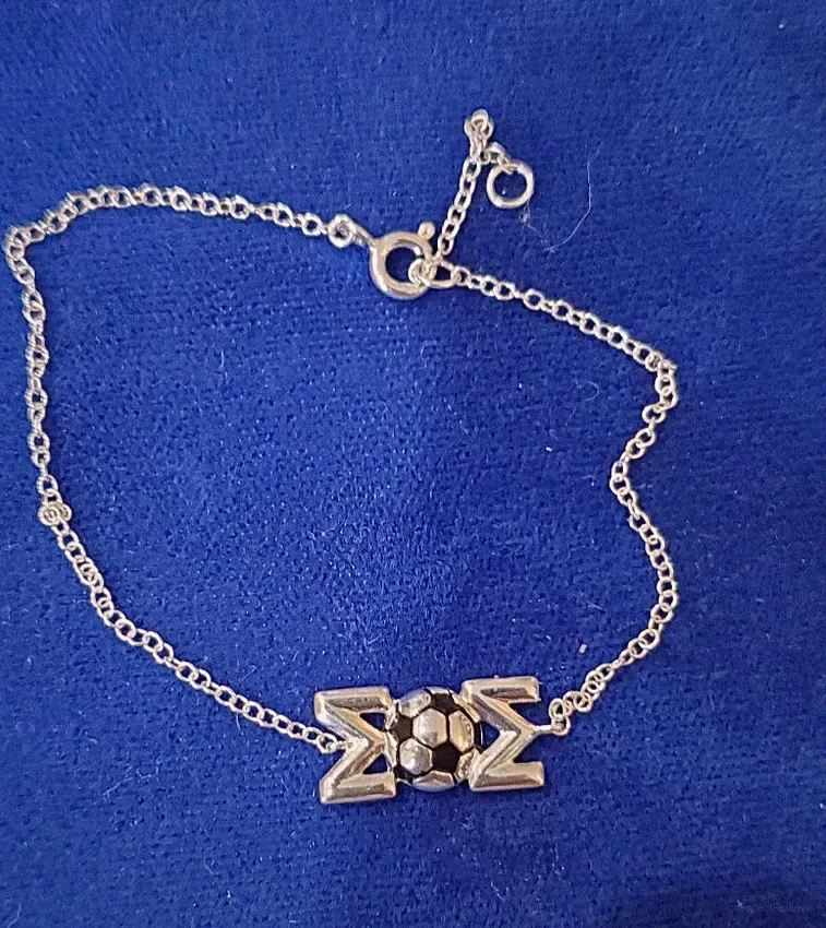 Sterling Silver SOCCER MOM BRACELET