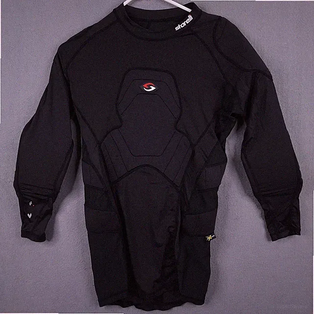 Storelli BodyShield Goalkeeper Padded Undershirt Mens Medium Black Soccer Impact