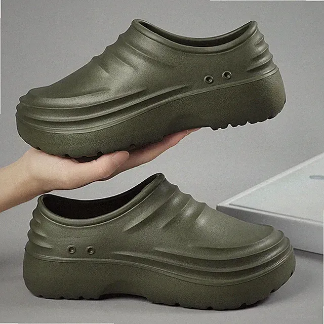 Summer Chef Shoes Oil Proof Work Lazy Slippers Trendy Slipper Garden for Beach