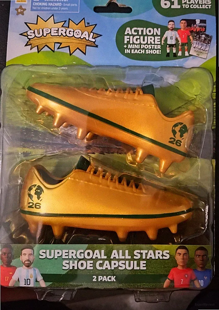 Supergoal All Stars Shoe Capsule 2 Pack Gold Soccer Cleats #2 PMI Kids World 61