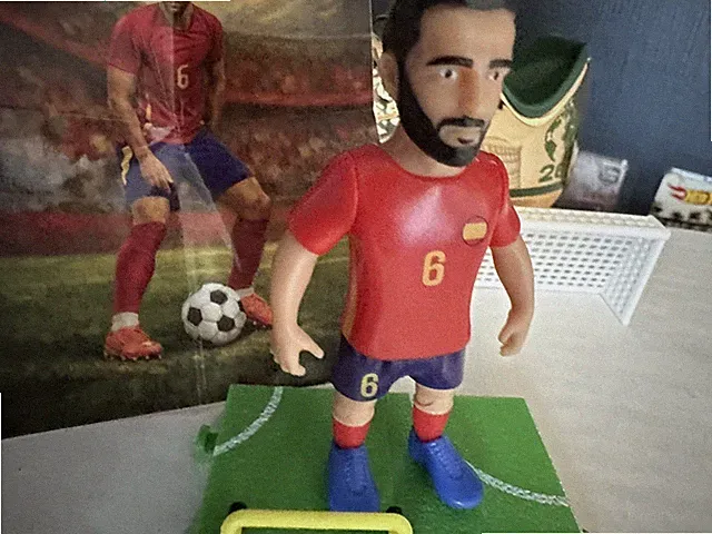 Supergoal World Cup 26 Soccer Gold Cleat Blind Merino Spain Figure Open Complete