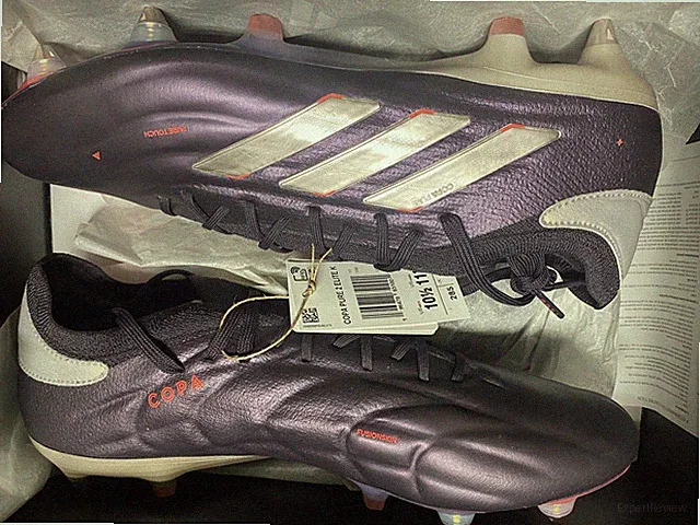 SZ 10.5 ADIDAS COPA PURE 2 ELITE KT PURPLE SILVER SG SOCCER CLEATS IG6396