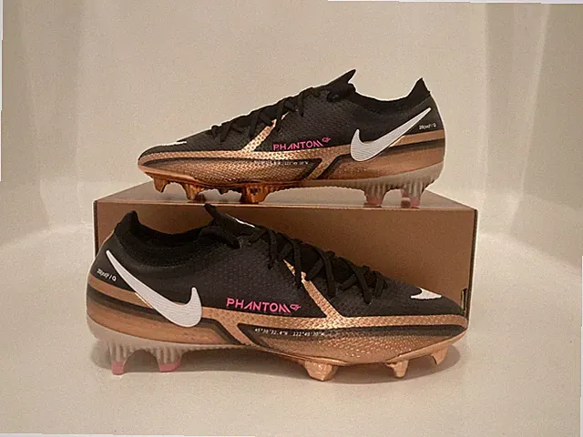Sz 10 Men- Nike Phantom GT 2 Elite FG Generation Pack Black Copper Soccer Cleats