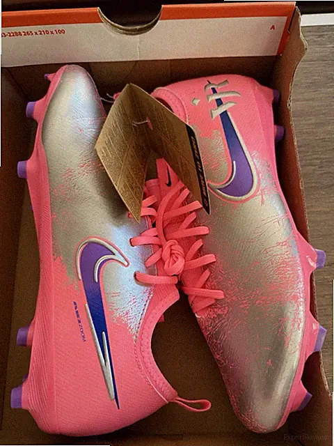 Sz-5Y. Nike Youth Mecurial Vapor 16 VJR FG MG Cleats Futsal Pink Kid. IM3650-640