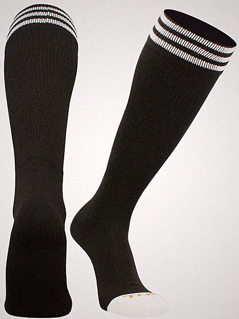 TCK Prosport Black Soccer Socks Kids Youth Girls Boys Small, Black/White
