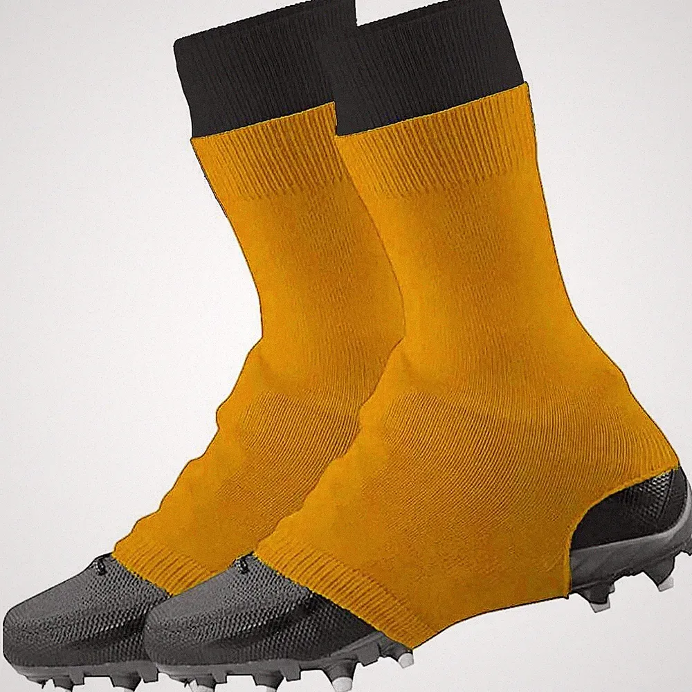 TCK Razur Football Soccer Elastic Spats Sock Wrap Lace Cleat Cover, Adult Youth