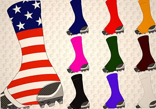 TCK Razur Football Soccer Elastic Spats Sock Wrap Lace Cleat Cover, Adult Youth