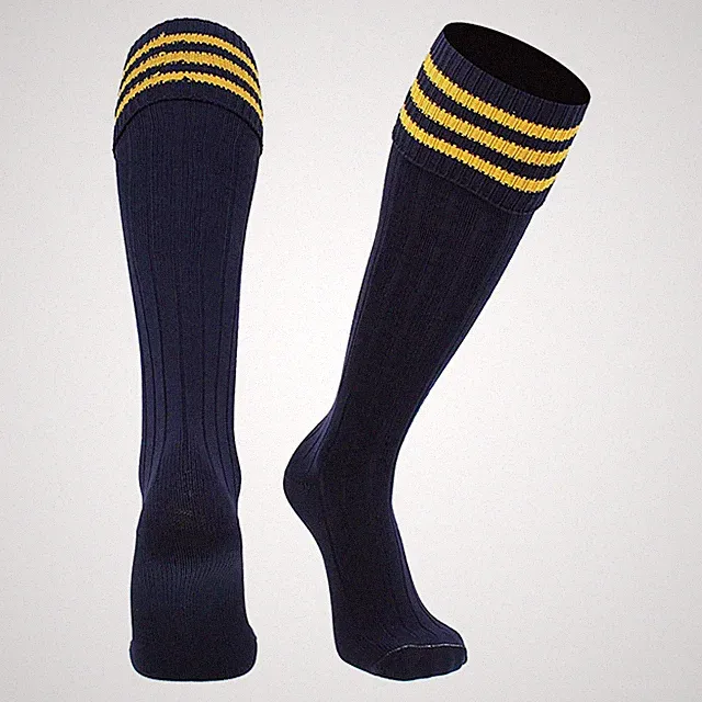 TCK Sports Euro Style 3 Stripe Soccer Socks