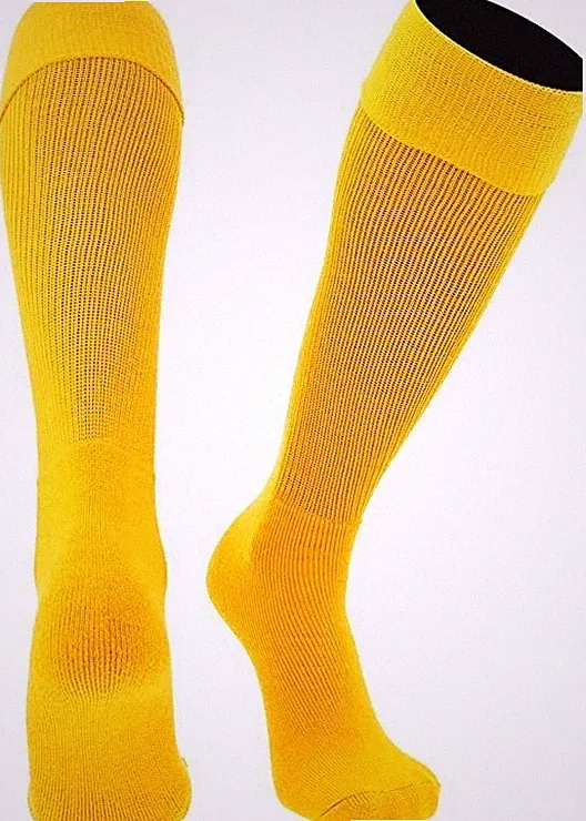 TCK Youth Unisex Soccer Size Small Gold OTC Athletic Socks NWT