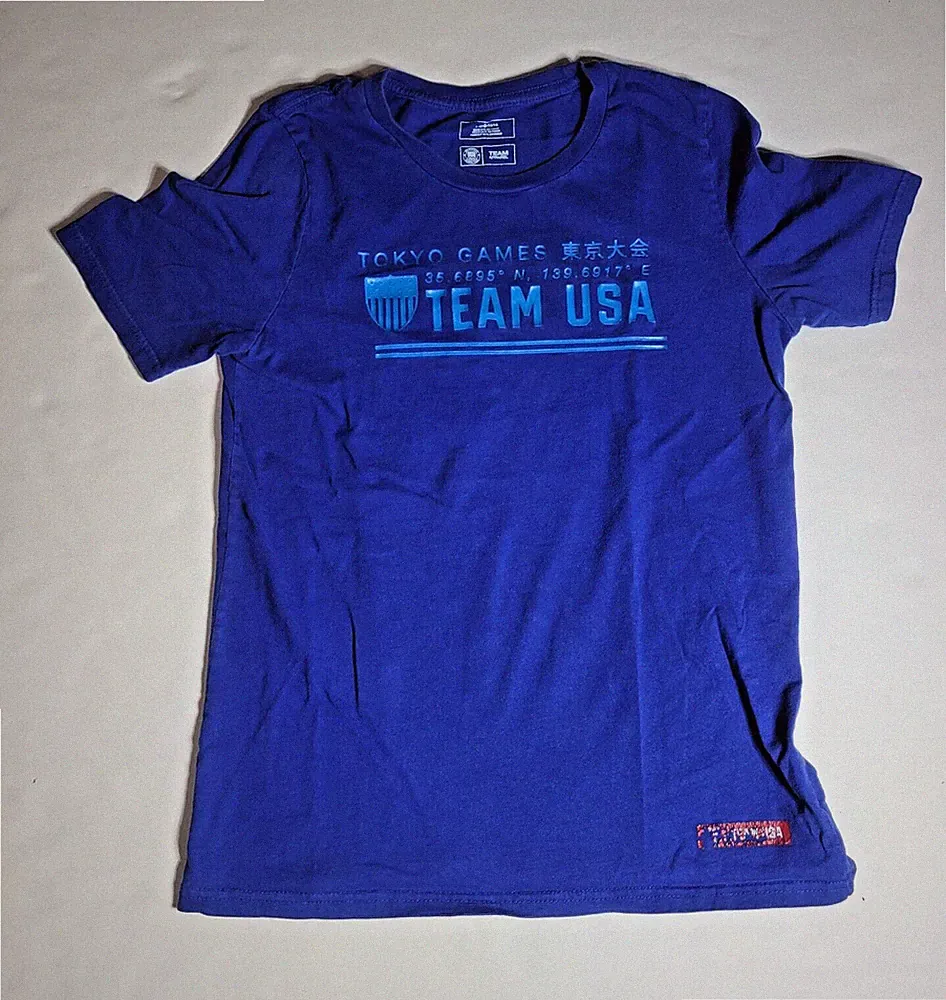 Team Apparel Boys Team USA Tokyo Games Shirt Size Large 14/16