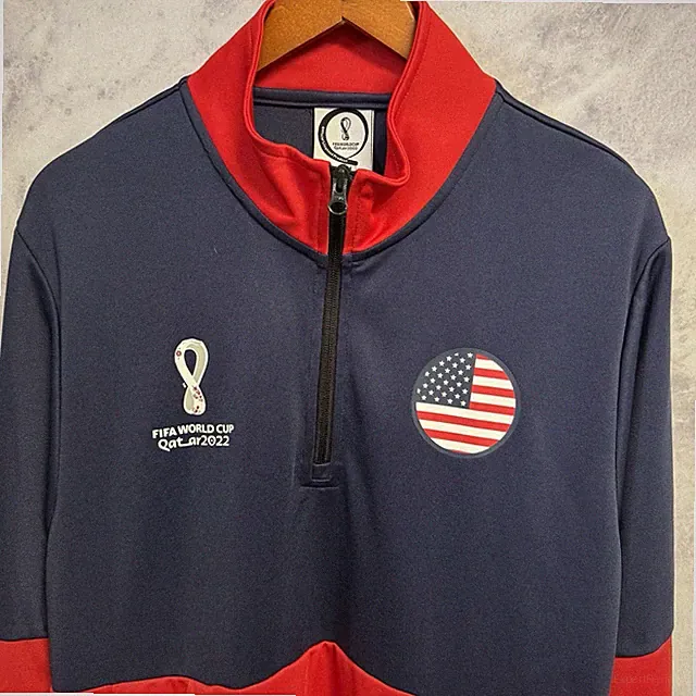 Team USA Fifa World Cup 2022 Qatar Jacket Mens Medium Red/Blue Soccer