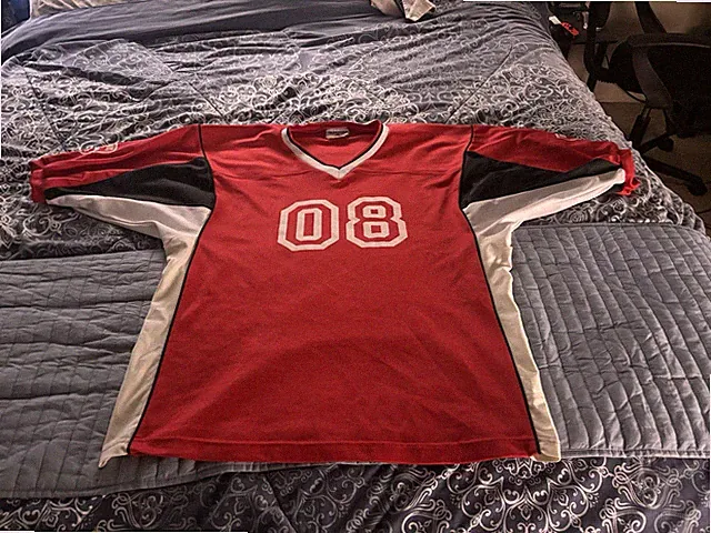 Teamwork Athletic Apparel Men's Size Large Red Soccer Jersey #7