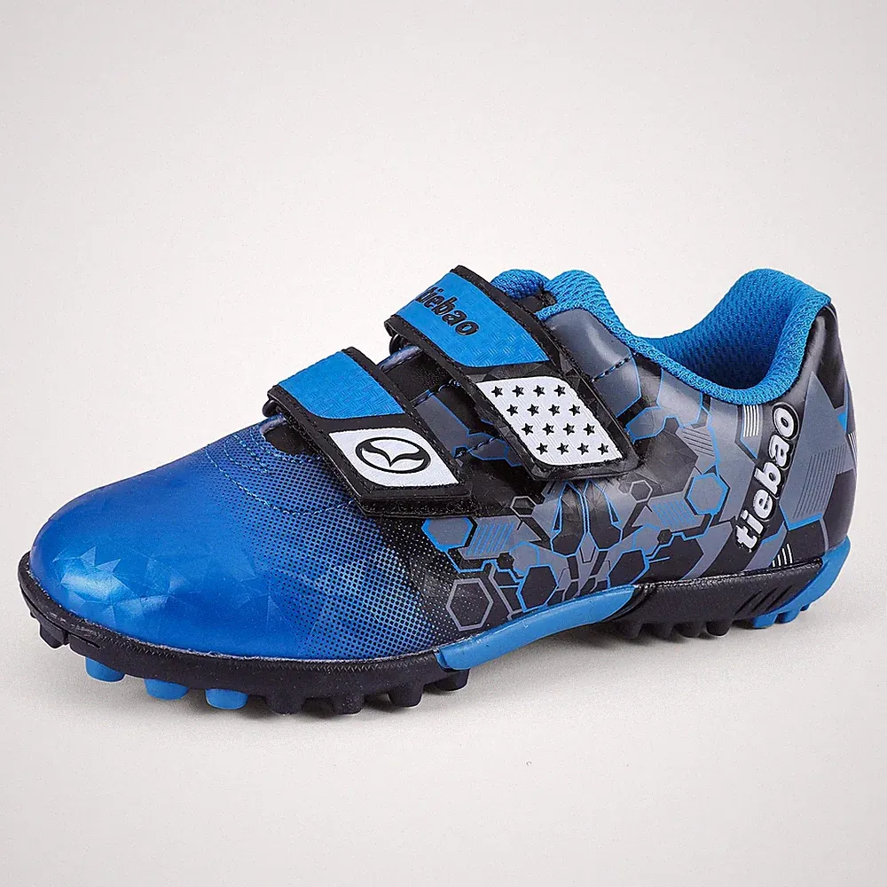 TF Soccer Cleats Indoor Turf Soccer Shoes Little Boys Girls Blue/Black 8(M) US