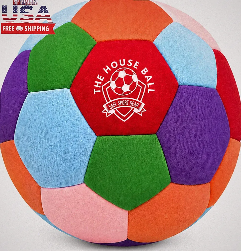 The House Ball - the Original Soft and Safe Indoor Soccer Ball Size 4 - Created