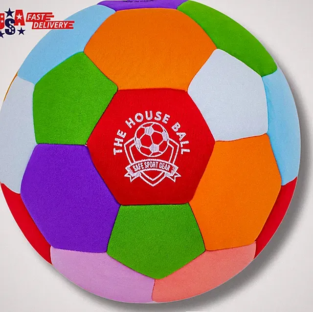 The House Ball - the Original Soft and Safe Indoor Soccer Ball Size 4 - Created