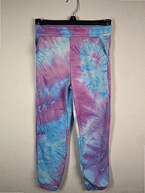 Tie Dye Cotton Candy Joggers Sweatpants Fleece Kids Children Age 5-8 Size 120cm