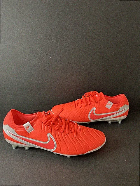 Tiempo Legend 10 Pro AG Men Size 11 DV4334-800 Hot Lava White Soccer Cleats New
