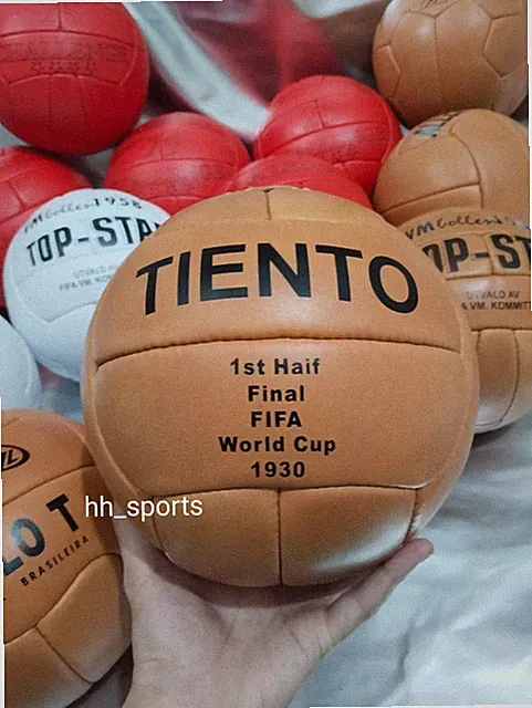 Tiento 1st Half Fifa World Cup 1930 Soccer Match Ball Leather Size 5